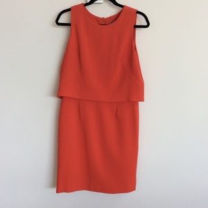 Eliza J red layered dress